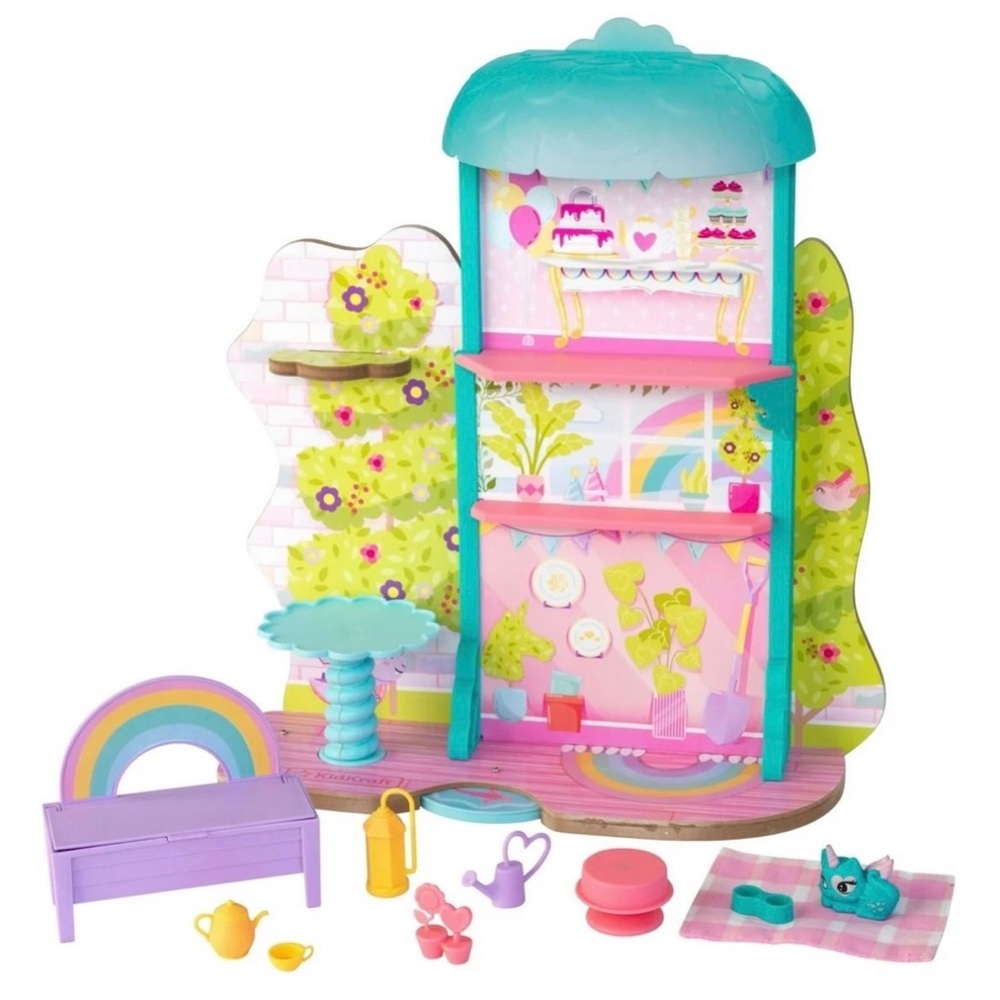 Rainbow Dreamers Wooden Treetop Tea Time Gazebo Play Set